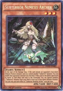 Subterror Nemesis Archer [INOV-EN082] Secret Rare | Shuffle n Cut Hobbies & Games