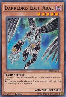 Darklord Edeh Arae [DESO-EN040] Super Rare | Shuffle n Cut Hobbies & Games