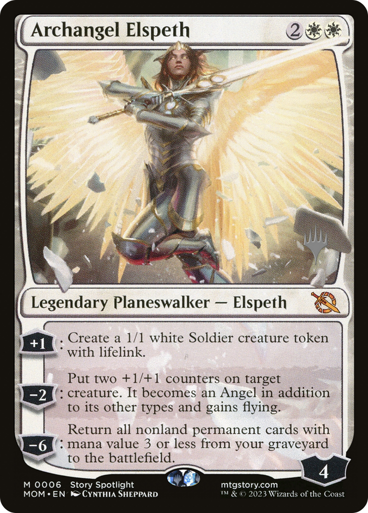 Archangel Elspeth (Promo Pack) [March of the Machine Promos] | Shuffle n Cut Hobbies & Games