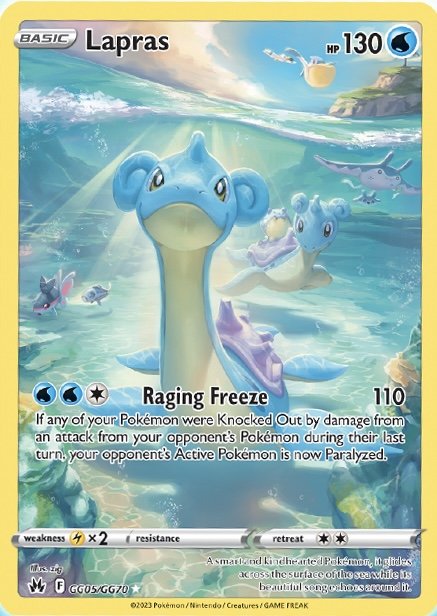 Lapras (GG05/GG70) [Sword & Shield: Crown Zenith] | Shuffle n Cut Hobbies & Games
