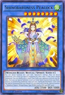 Shinobaroness Peacock [RATE-EN037] Rare | Shuffle n Cut Hobbies & Games