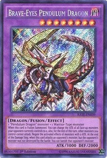 Brave-Eyes Pendulum Dragon [RATE-EN039] Secret Rare | Shuffle n Cut Hobbies & Games
