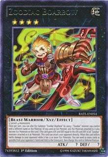 Zoodiac Boarbow [RATE-EN054] Rare | Shuffle n Cut Hobbies & Games