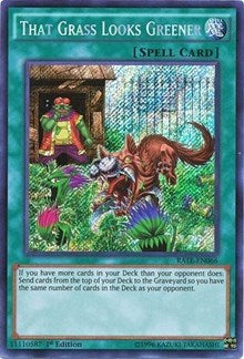 That Grass Looks Greener [RATE-EN066] Secret Rare | Shuffle n Cut Hobbies & Games