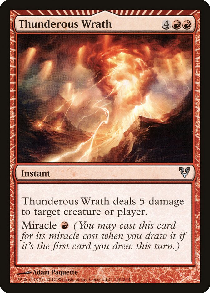 Thunderous Wrath [Avacyn Restored] | Shuffle n Cut Hobbies & Games