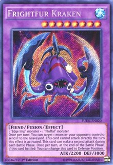 Frightfur Kraken [FUEN-EN020] Secret Rare | Shuffle n Cut Hobbies & Games