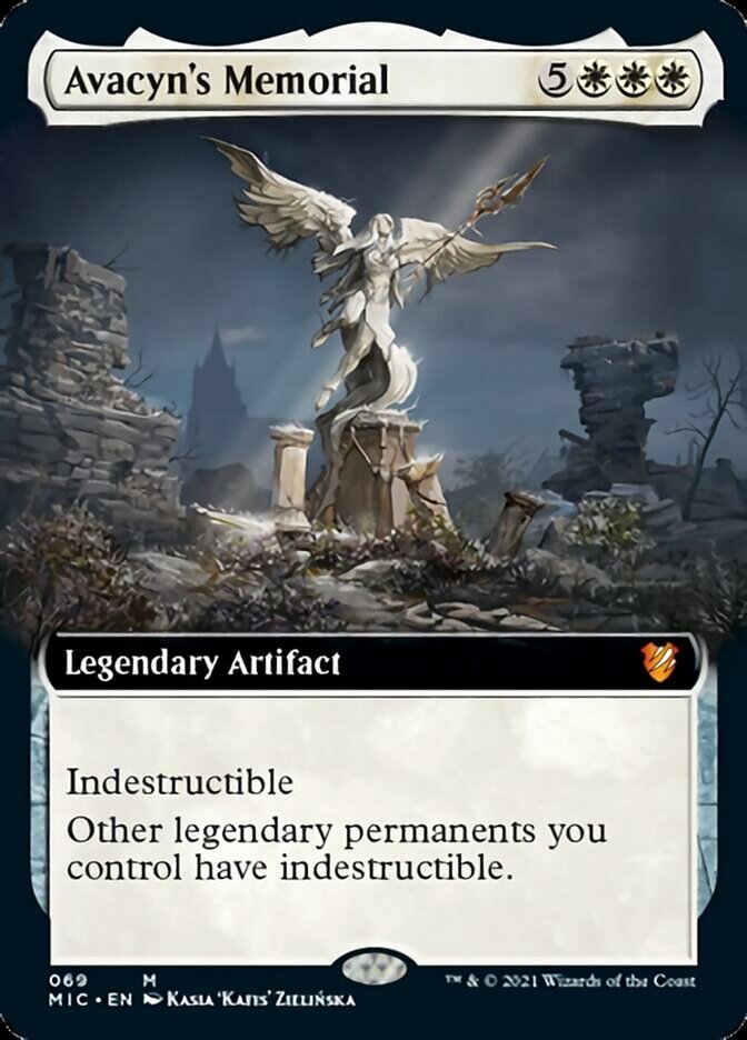 Avacyn's Memorial (Extended Art) [Innistrad: Midnight Hunt Commander] | Shuffle n Cut Hobbies & Games