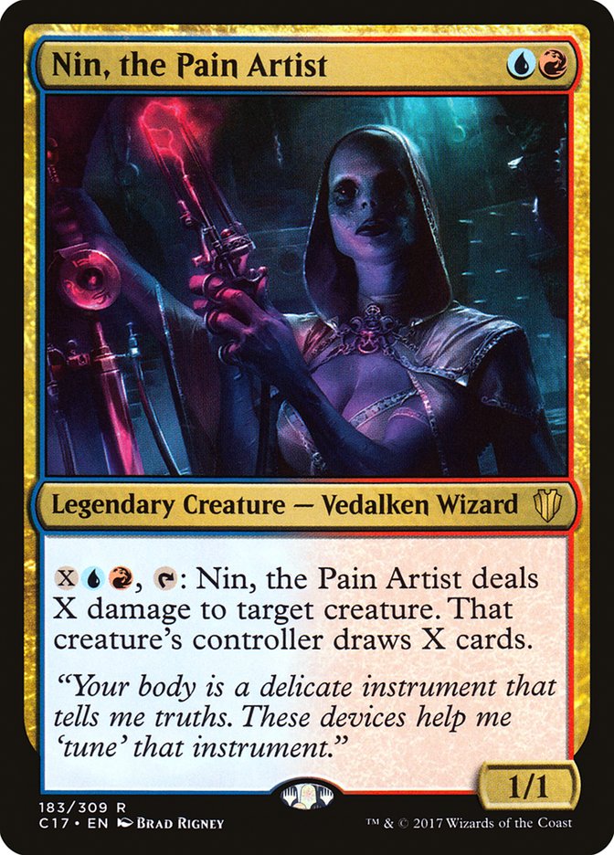 Nin, the Pain Artist [Commander 2017] | Shuffle n Cut Hobbies & Games