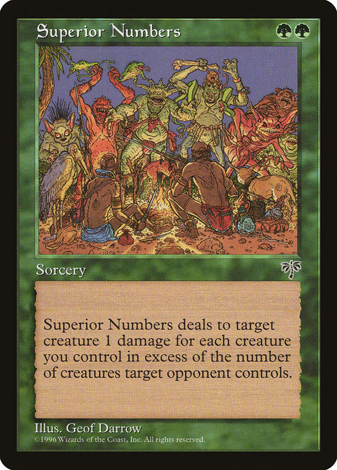 Superior Numbers [Mirage] | Shuffle n Cut Hobbies & Games