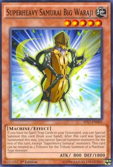Superheavy Samurai Big Waraji (Starfoil) [SP17-EN009] Starfoil Rare | Shuffle n Cut Hobbies & Games