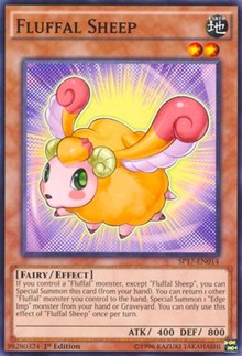 Fluffal Sheep (Starfoil) [SP17-EN014] Starfoil Rare | Shuffle n Cut Hobbies & Games