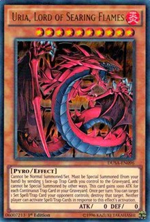 Uria, Lord of Searing Flames [DUSA-EN096] Ultra Rare | Shuffle n Cut Hobbies & Games
