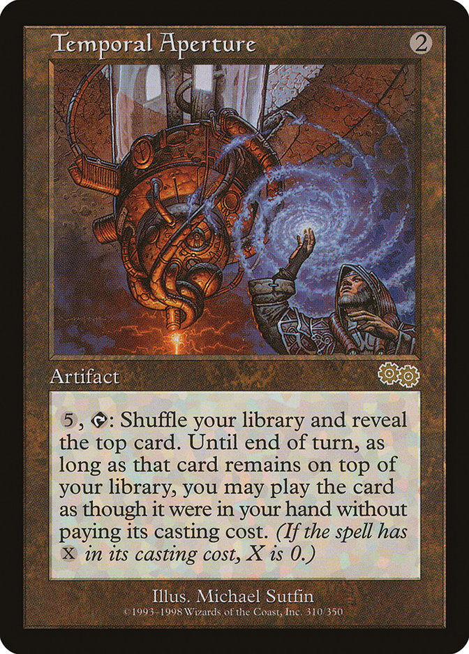 Temporal Aperture [Urza's Saga] | Shuffle n Cut Hobbies & Games