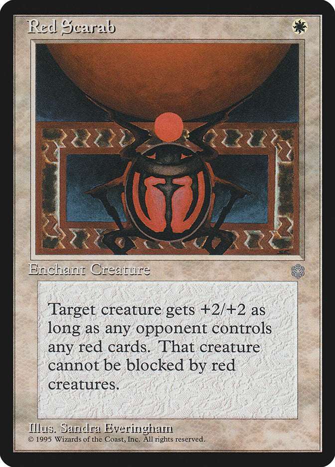 Red Scarab [Ice Age] | Shuffle n Cut Hobbies & Games