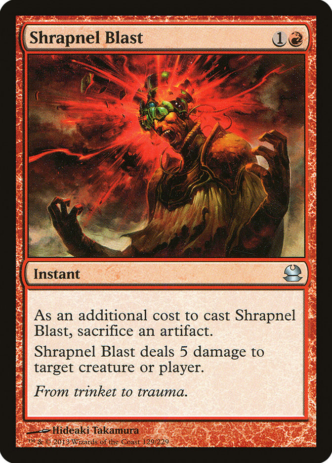 Shrapnel Blast [Modern Masters] | Shuffle n Cut Hobbies & Games