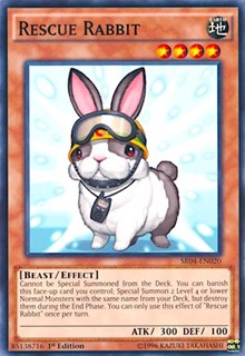 Rescue Rabbit [SR04-EN020] Common | Shuffle n Cut Hobbies & Games