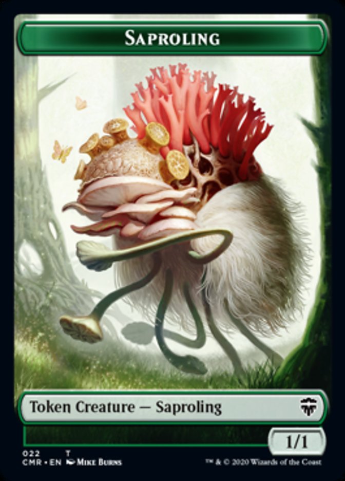 Copy (023) // Saproling Double-Sided Token [Commander Legends Tokens] | Shuffle n Cut Hobbies & Games