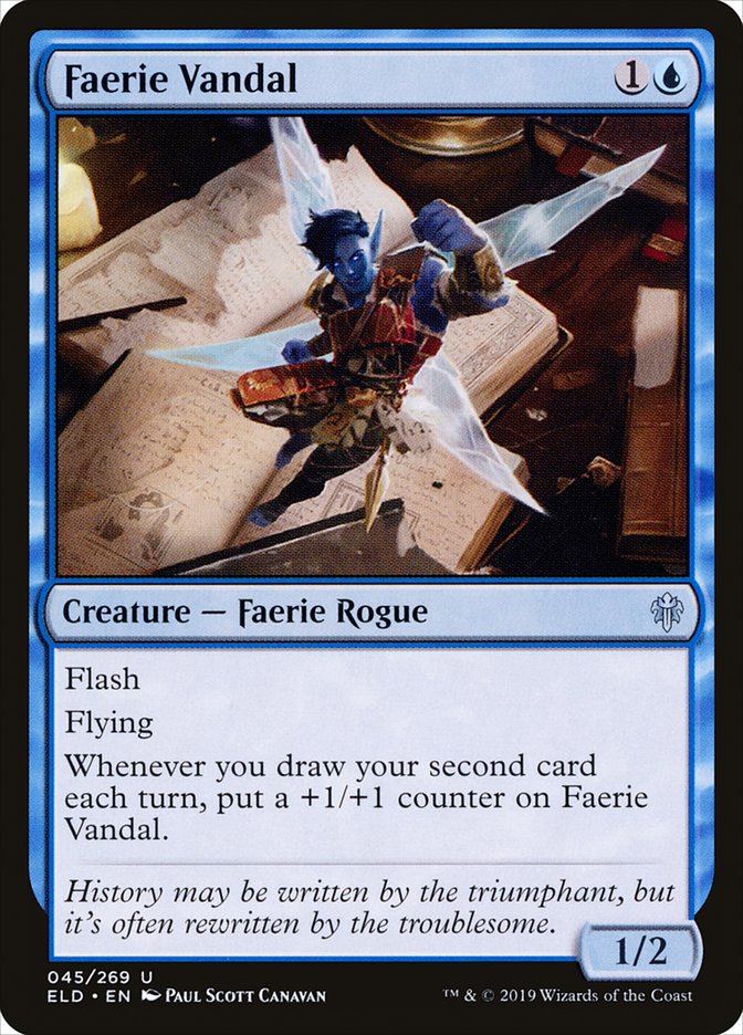 Faerie Vandal [Throne of Eldraine] | Shuffle n Cut Hobbies & Games