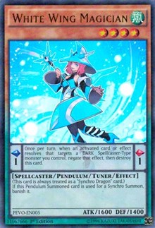 White Wing Magician [PEVO-EN005] Ultra Rare | Shuffle n Cut Hobbies & Games