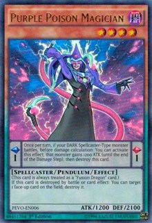 Purple Poison Magician [PEVO-EN006] Ultra Rare | Shuffle n Cut Hobbies & Games