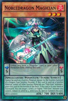 Nobledragon Magician [PEVO-EN015] Super Rare | Shuffle n Cut Hobbies & Games