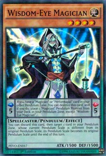 Wisdom-Eye Magician [PEVO-EN017] Super Rare | Shuffle n Cut Hobbies & Games