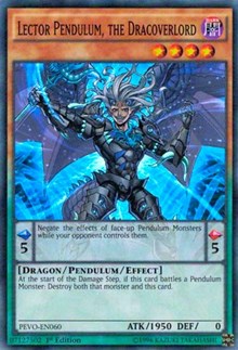 Lector Pendulum, the Dracoverlord [PEVO-EN060] Super Rare | Shuffle n Cut Hobbies & Games