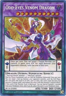 Odd-Eyes Venom Dragon [BLLR-EN006] Secret Rare | Shuffle n Cut Hobbies & Games