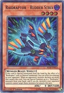 Raidraptor - Rudder Strix [BLLR-EN014] Ultra Rare | Shuffle n Cut Hobbies & Games