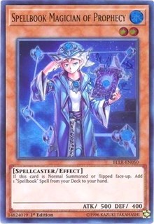 Spellbook Magician of Prophecy [BLLR-EN050] Ultra Rare | Shuffle n Cut Hobbies & Games