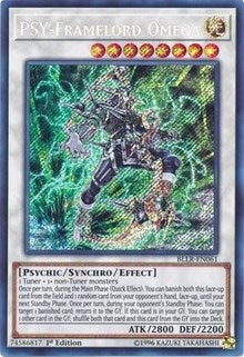 PSY-Framelord Omega [BLLR-EN061] Secret Rare | Shuffle n Cut Hobbies & Games