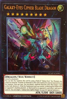 Galaxy-Eyes Cipher Blade Dragon [JUMP-EN081] Ultra Rare | Shuffle n Cut Hobbies & Games