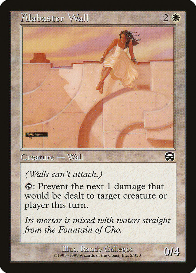 Alabaster Wall [Mercadian Masques] | Shuffle n Cut Hobbies & Games