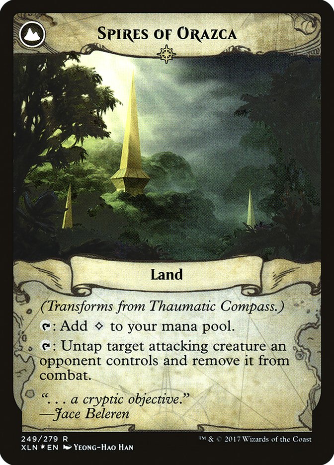 Thaumatic Compass // Spires of Orazca [Ixalan Prerelease Promos] | Shuffle n Cut Hobbies & Games