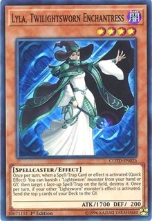 Lyla, Twilightsworn Enchantress [COTD-EN025] Super Rare | Shuffle n Cut Hobbies & Games