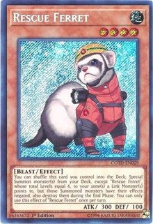 Rescue Ferret [COTD-EN029] Secret Rare | Shuffle n Cut Hobbies & Games