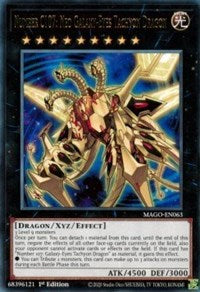 Number C107: Neo Galaxy-Eyes Tachyon Dragon [MAGO-EN063] Rare | Shuffle n Cut Hobbies & Games