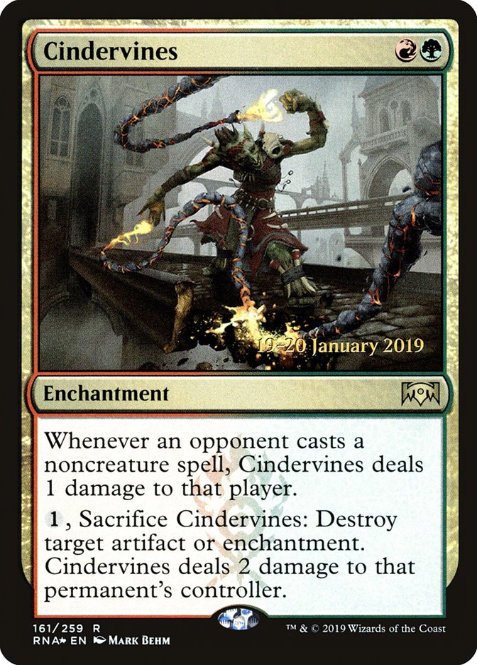 Cindervines [Ravnica Allegiance Prerelease Promos] | Shuffle n Cut Hobbies & Games