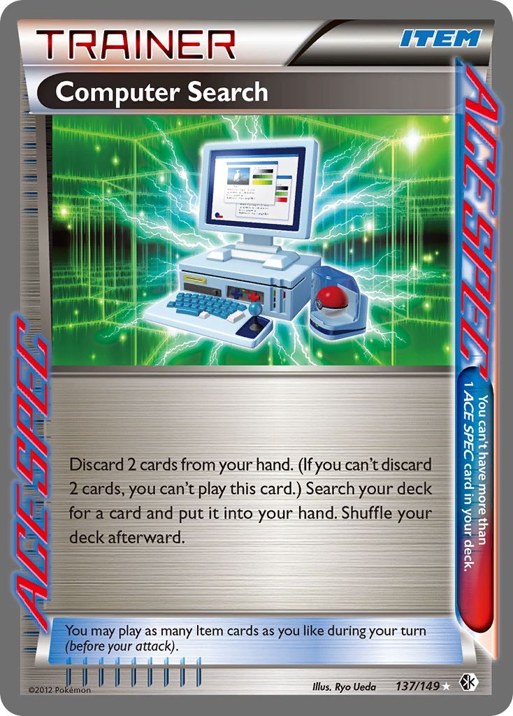 Computer Search (137/149) [Black & White: Boundaries Crossed] | Shuffle n Cut Hobbies & Games