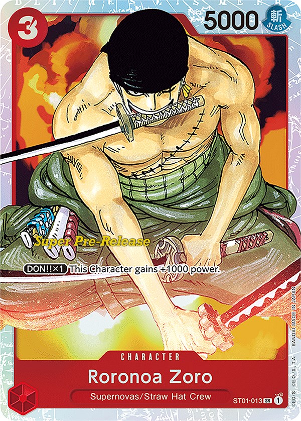 Roronoa Zoro [Super Pre-Release Starter Deck: Straw Hat Crew] | Shuffle n Cut Hobbies & Games