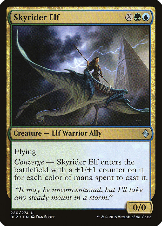 Skyrider Elf [Battle for Zendikar] | Shuffle n Cut Hobbies & Games