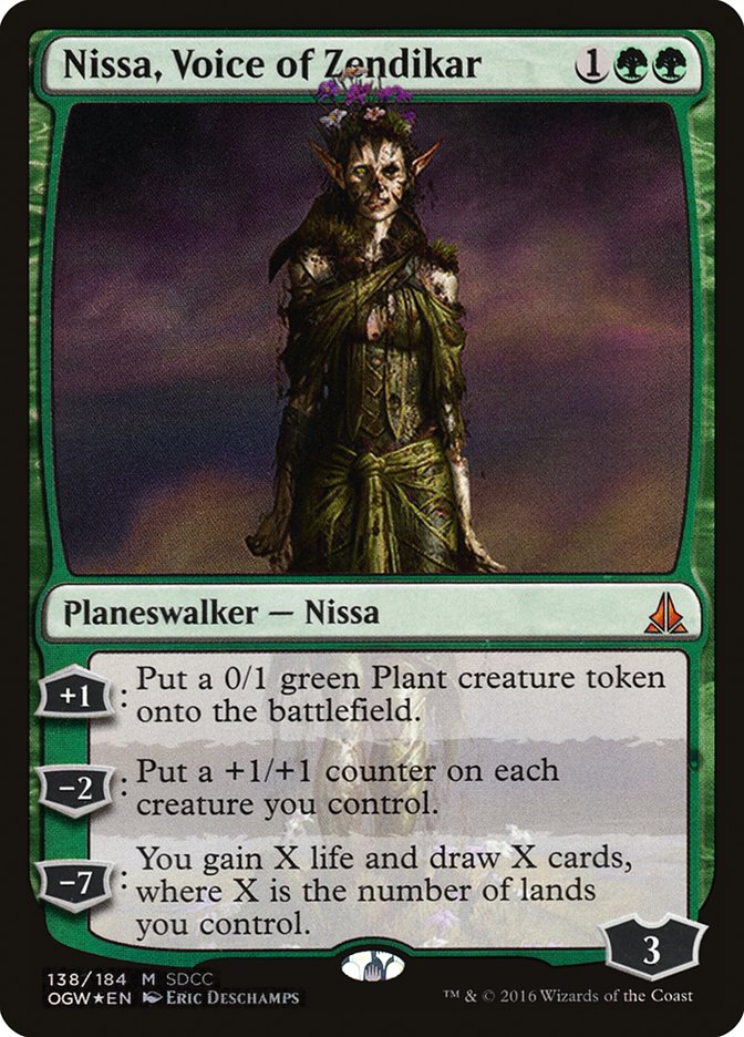 Nissa, Voice of Zendikar [San Diego Comic-Con 2016] | Shuffle n Cut Hobbies & Games