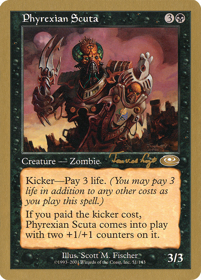 Phyrexian Scuta (Tom van de Logt) [World Championship Decks 2001] | Shuffle n Cut Hobbies & Games