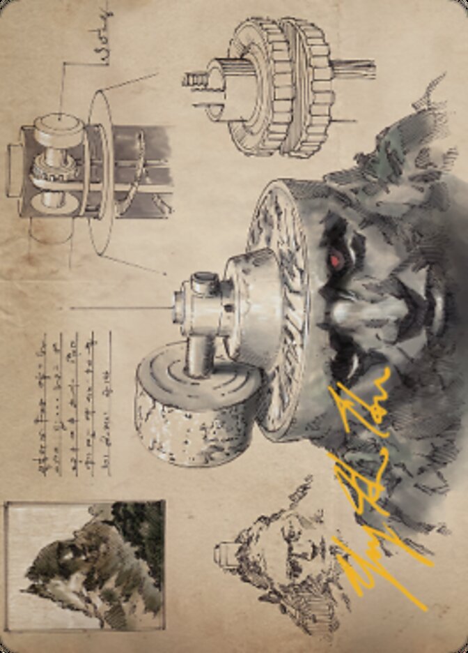 Millstone Art Card (Gold-Stamped Signature) [The Brothers' War Art Series] | Shuffle n Cut Hobbies & Games