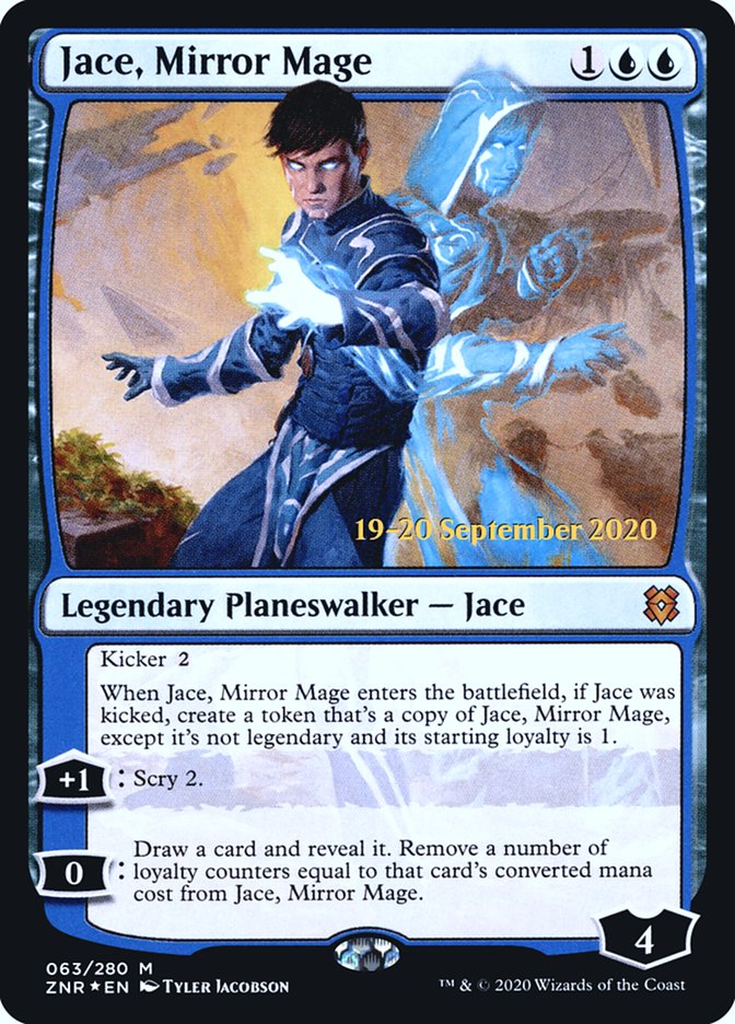 Jace, Mirror Mage [Zendikar Rising Prerelease Promos] | Shuffle n Cut Hobbies & Games