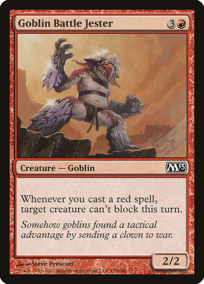 Goblin Battle Jester [Magic 2013] | Shuffle n Cut Hobbies & Games