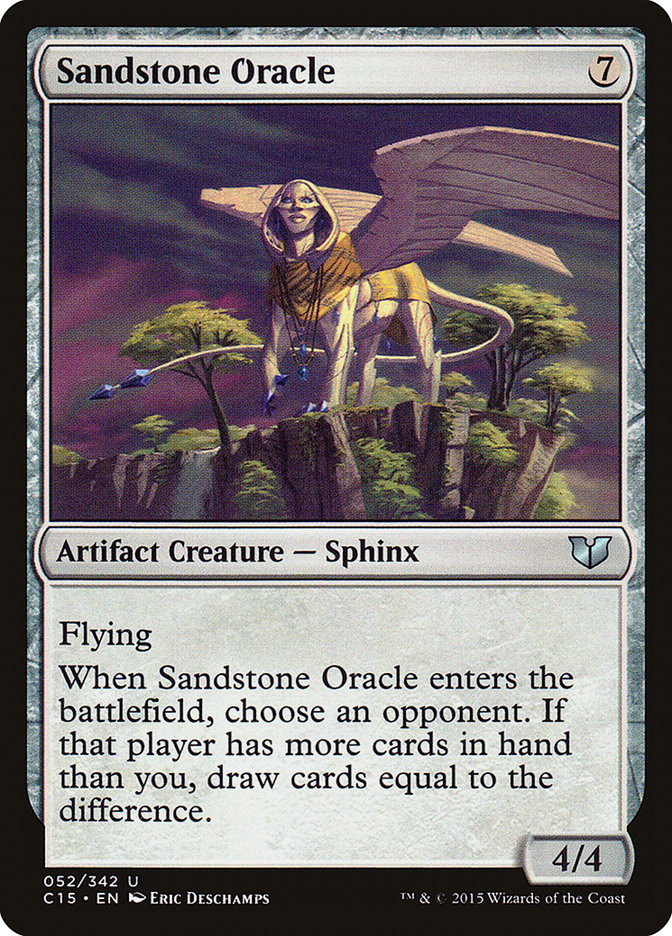 Sandstone Oracle [Commander 2015] | Shuffle n Cut Hobbies & Games