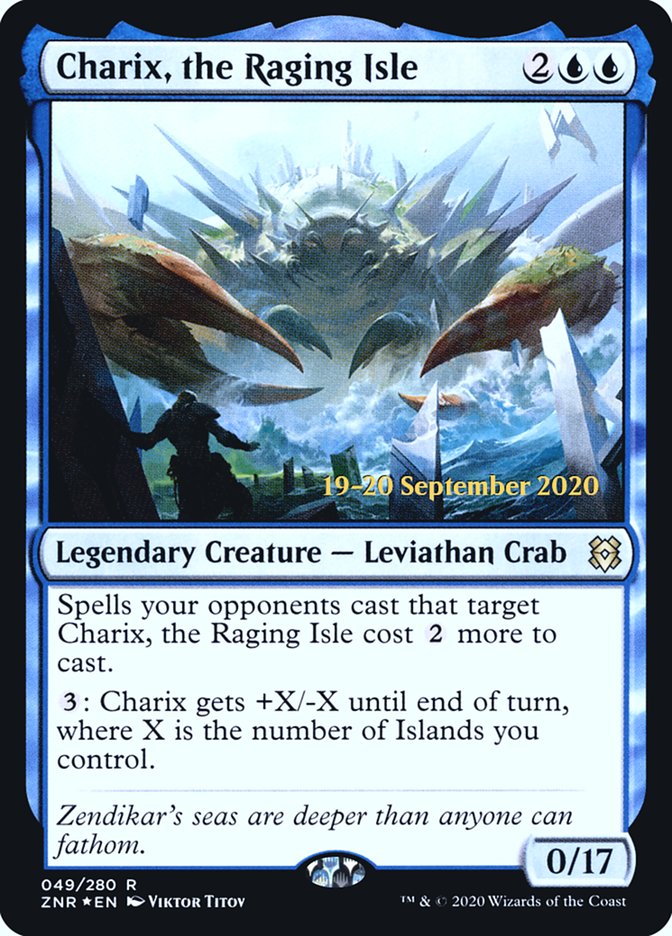 Charix, the Raging Isle [Zendikar Rising Prerelease Promos] | Shuffle n Cut Hobbies & Games