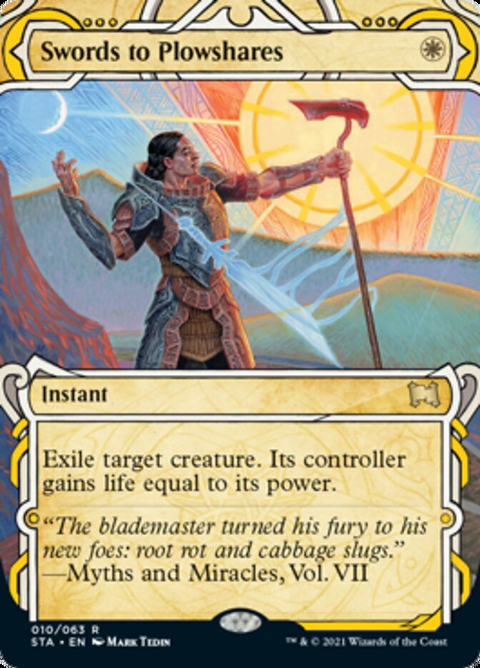 Swords to Plowshares [Strixhaven: School of Mages Mystical Archive] | Shuffle n Cut Hobbies & Games