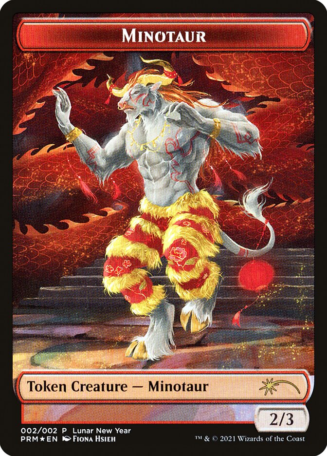 Minotaur Token [Year of the Ox 2021] | Shuffle n Cut Hobbies & Games